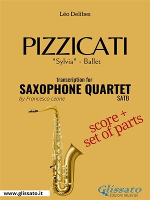 cover image of Pizzicati--Saxophone Quartet score & parts